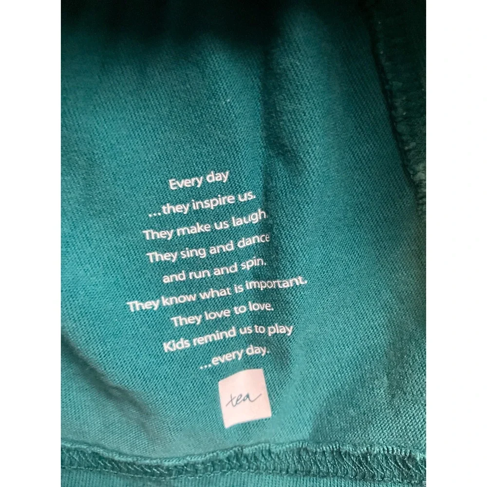 Tea Collection T-Shirt Baby Boys 6-12M Green Rhino Graphic Long Sleeve Side Snap